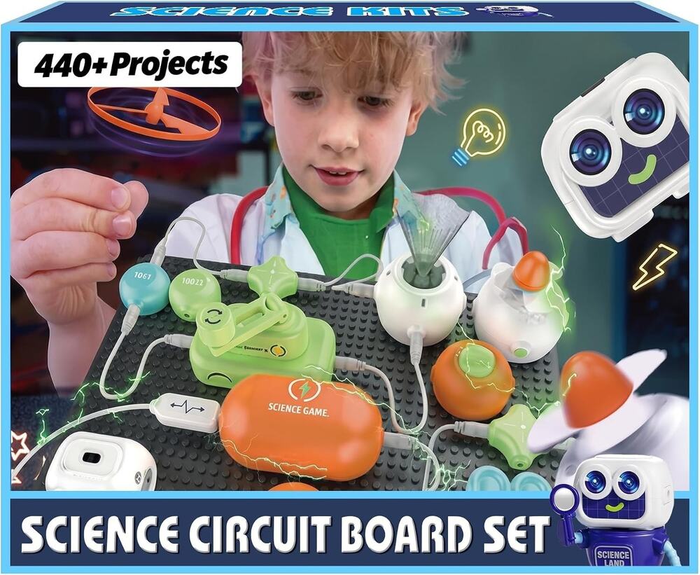 Science Kits for Kids, STEM Toys for Kids, 16 Circuit Parts